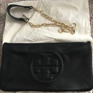 Tory Burch Reva Leather clutch
